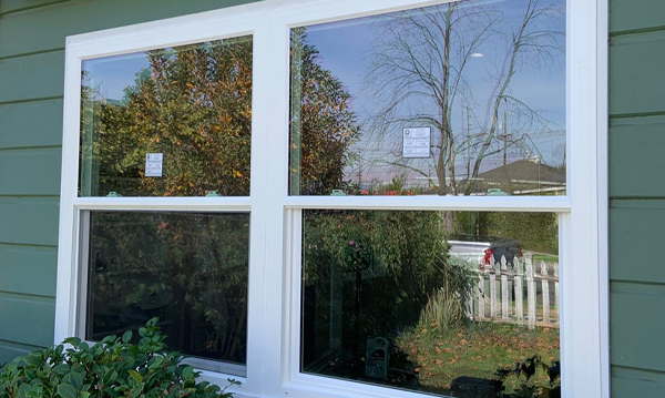 newly installed house windows